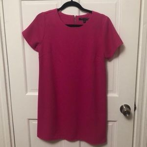 Pink shift dress